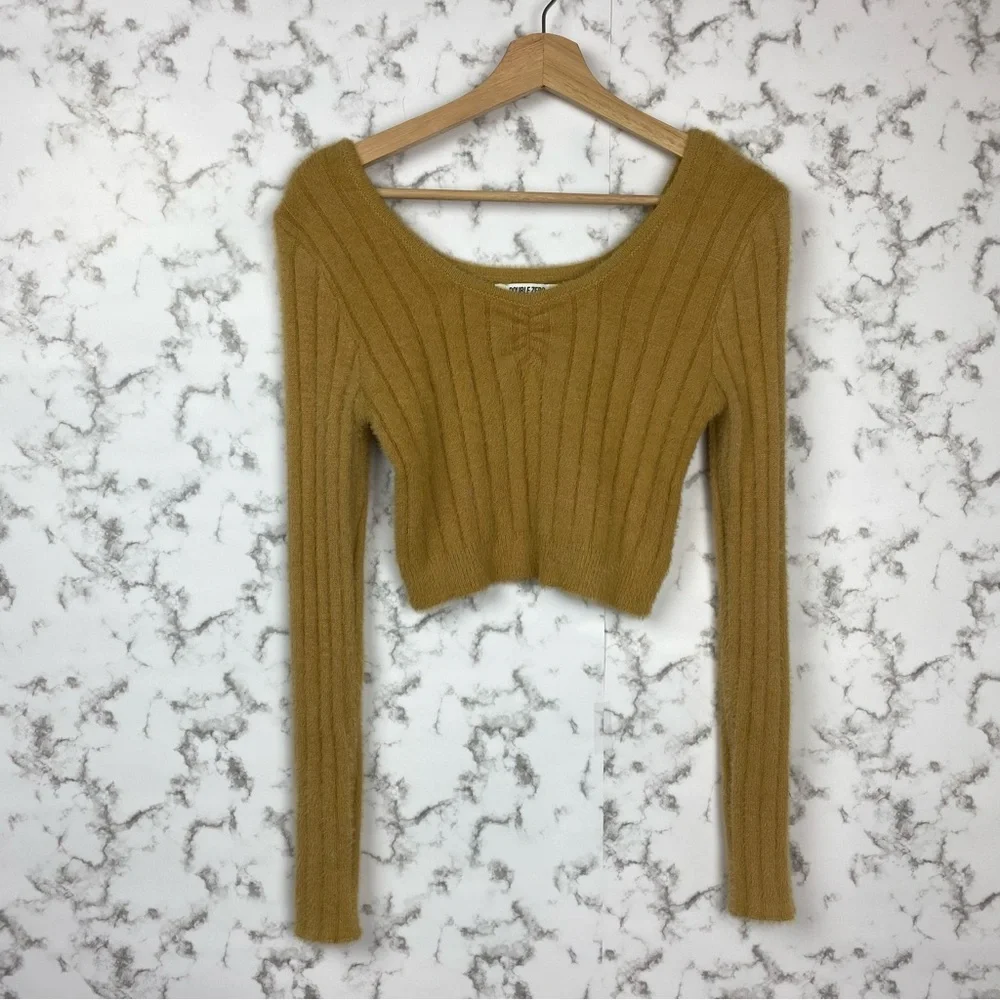 Double Zero Mustard Knit Sweater
